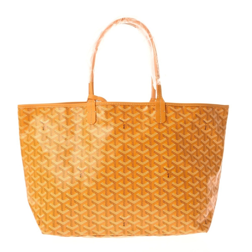 GOYARD Saint Louis Herringbone Yellow Tote Bag